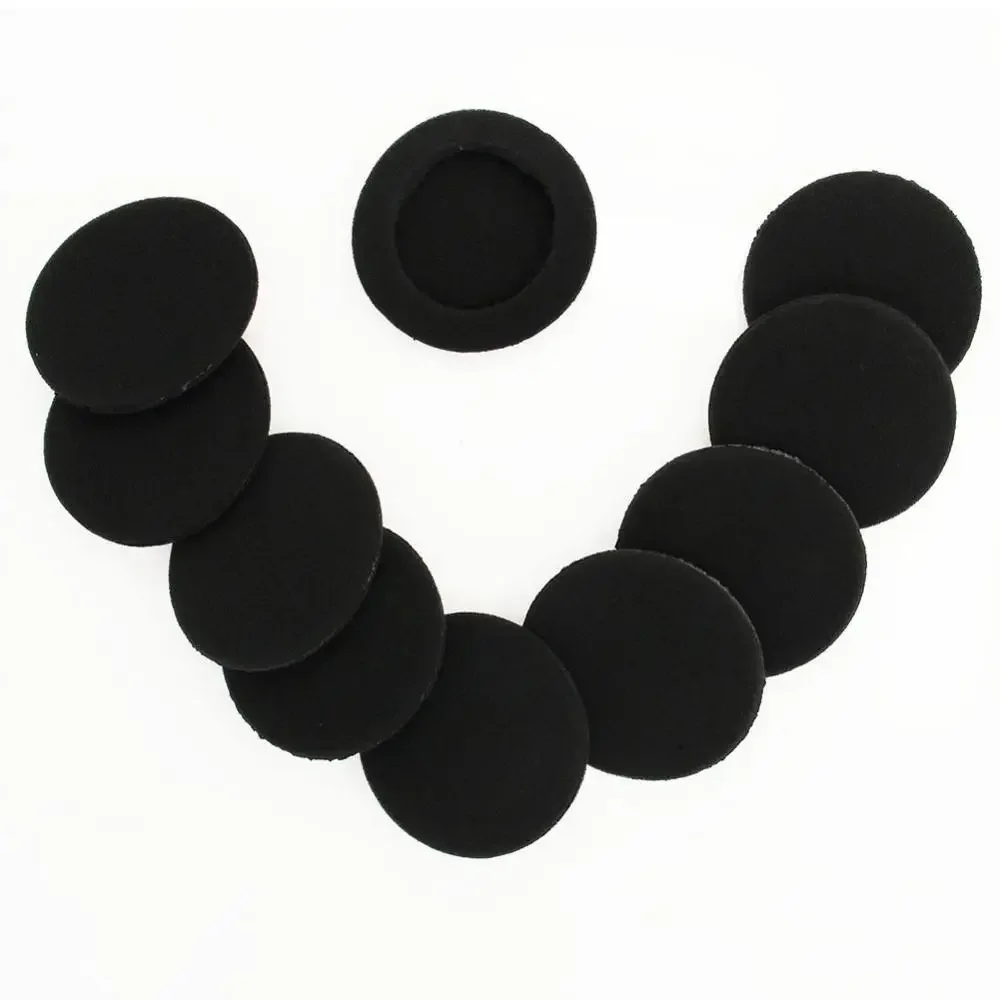 New 35mm 40mm 45mm 50mm 55mm 60mm 65mm Headphone Replacement Foam Pad Ear Pad Sponge Earplugs Headset Cap Earphone Accessories