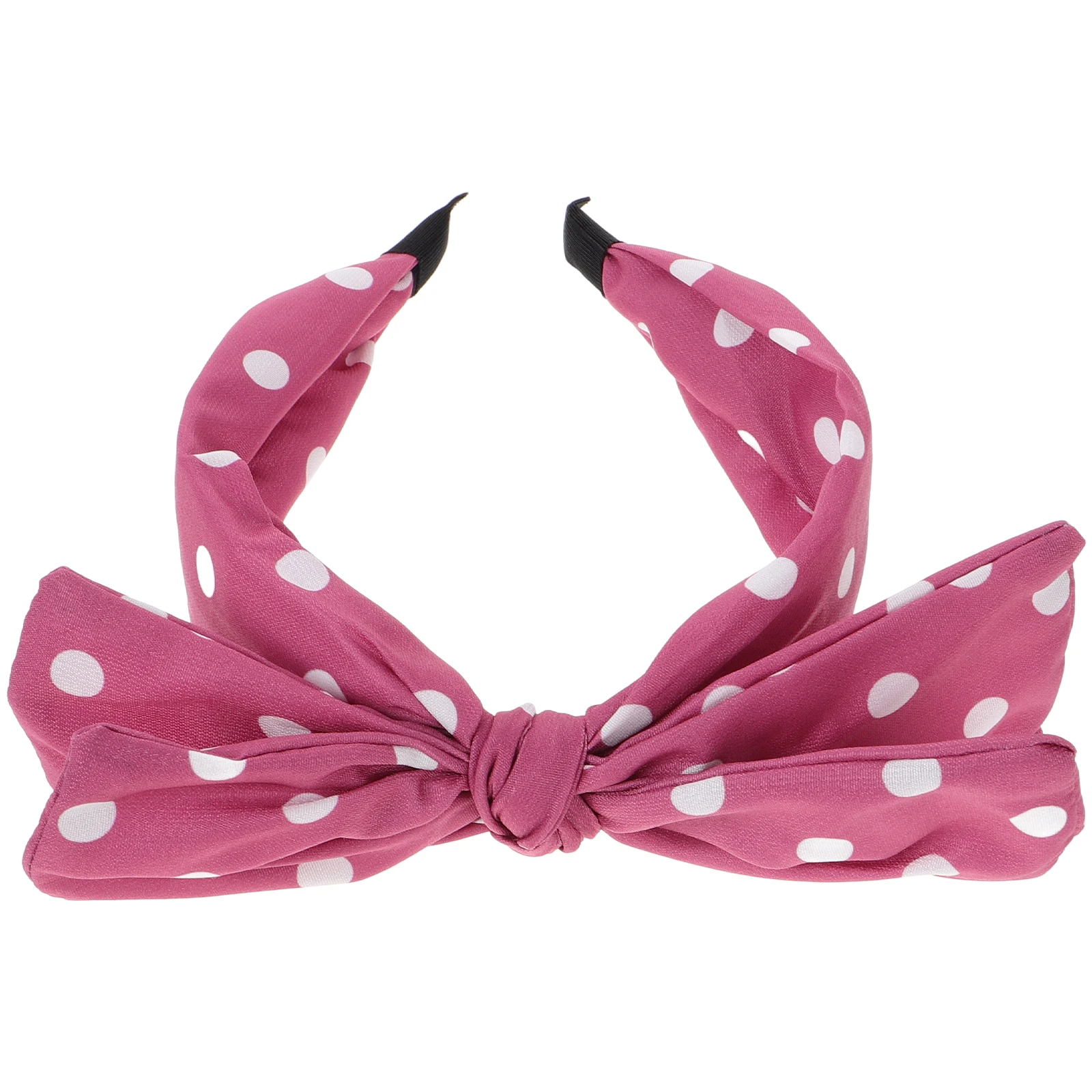 

Bow Headband Wide Band Soft Hairband Bunny Ears Hair Hoop Headwrap Costume Hair Accessories For Women Dots