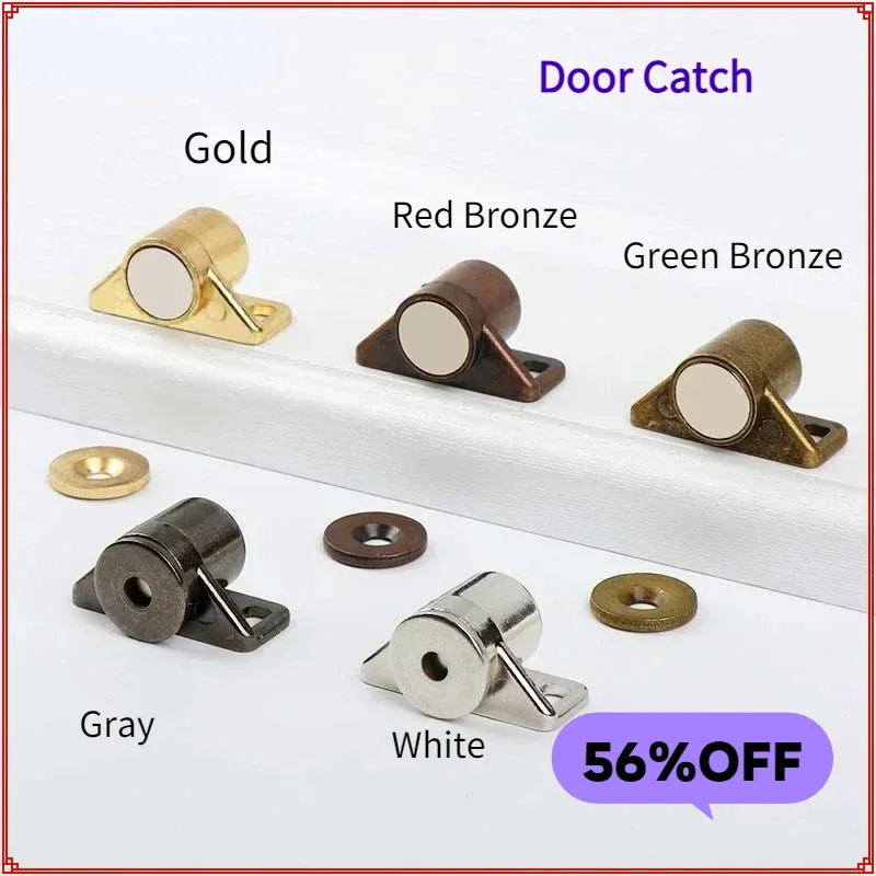 Magnet Cabinet Door Catch, Magnetic Furniture Door Stopper, Strong Powerful Neodymium Magnets Latch Cabinet Catches
