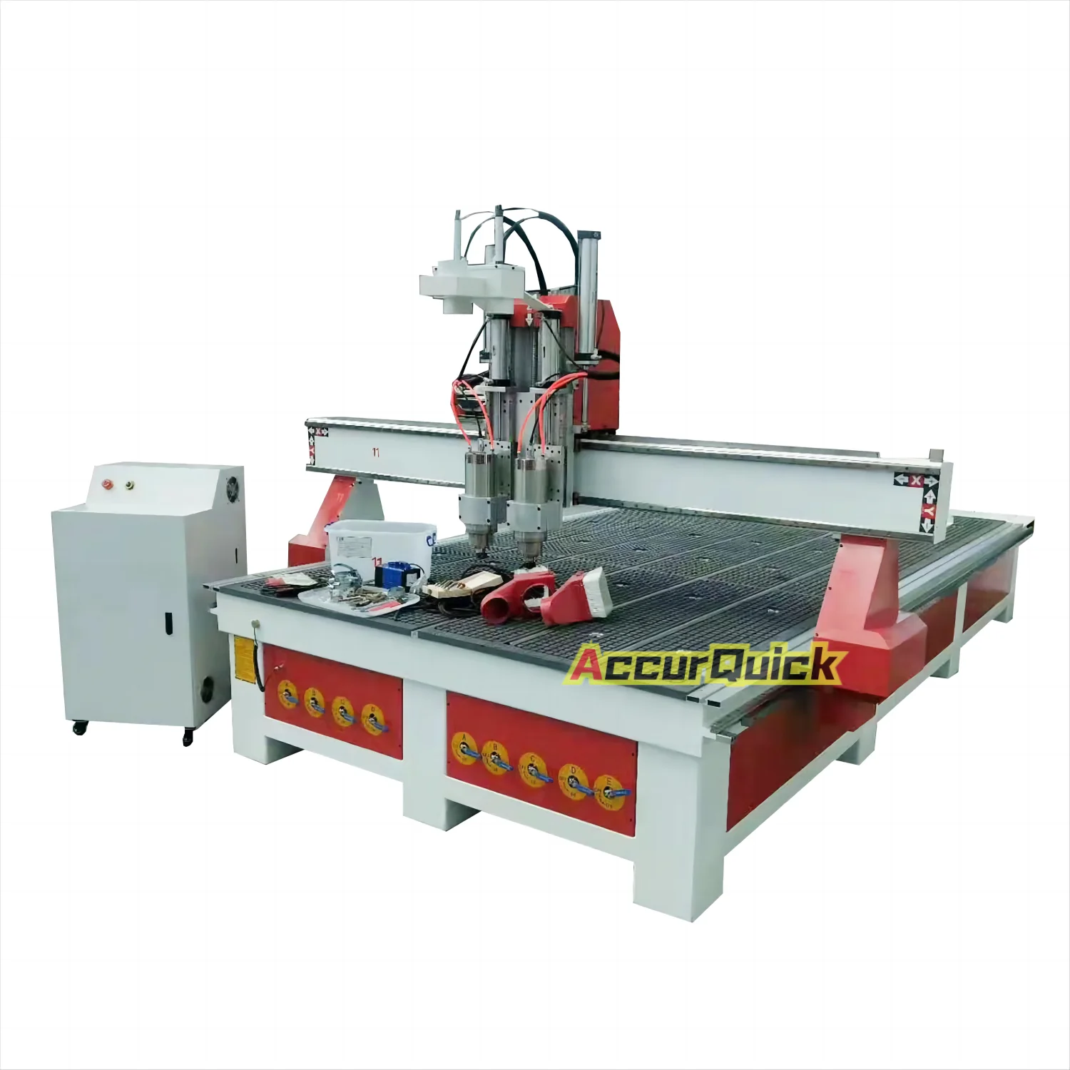 

High Performance 2030 Double Heads Woodworking CNC Router Machine For Furniture Engraving Carving Cutting