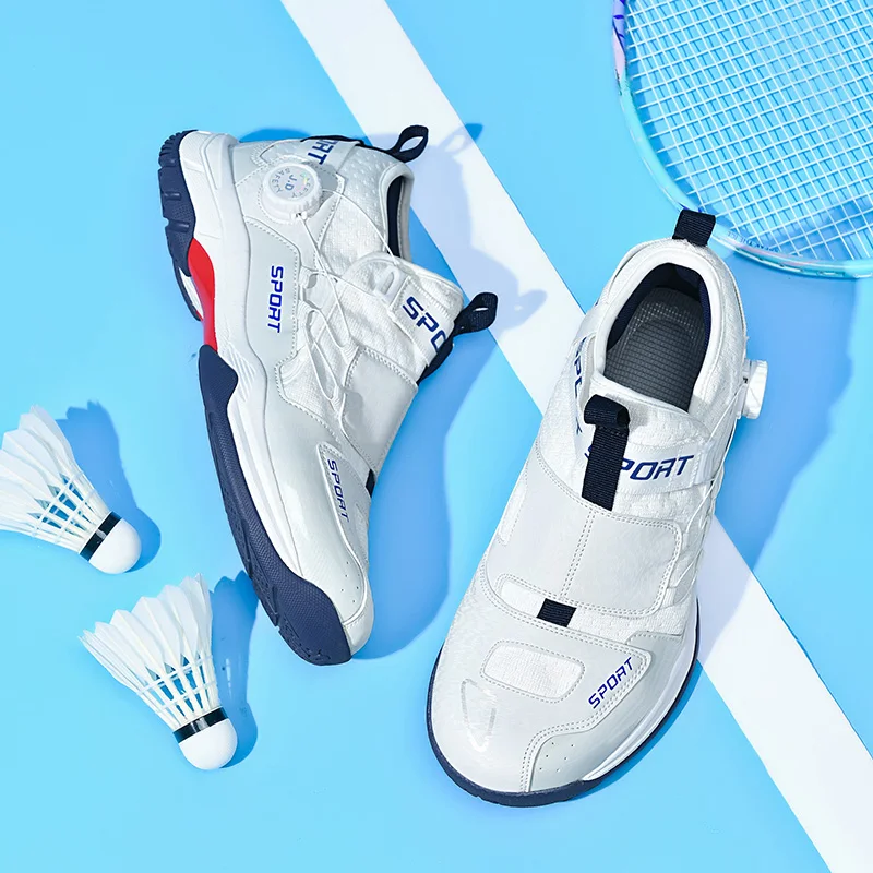 

uxury Men Tennis Footwears Non Slip Male Badminton Sneakers Comfortable Badminton Shoes Lightweight woman
