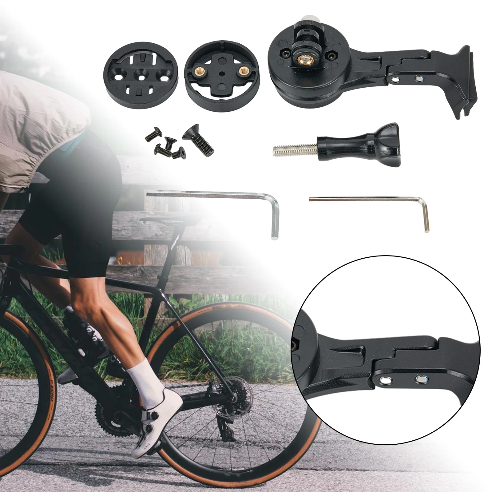 Bicycle Electronics Bike Bracket 89/99mm ABS For Bontrger for cateye For Trek Integrated Handlebar Code Table Bicycle