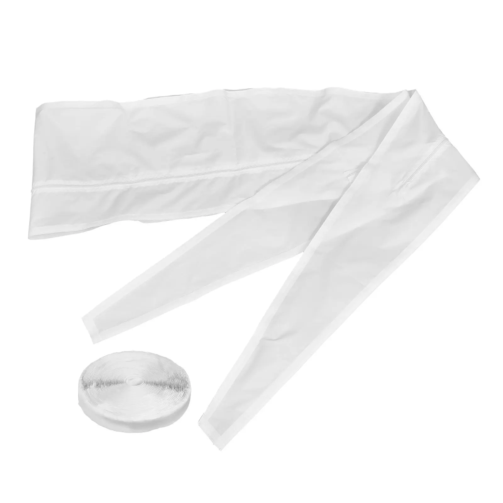 Air Conditioner Sealing Cloth Adjustable Drawstring Waterproof Window Seal for Home Ac Unit Windproof Protective Cover