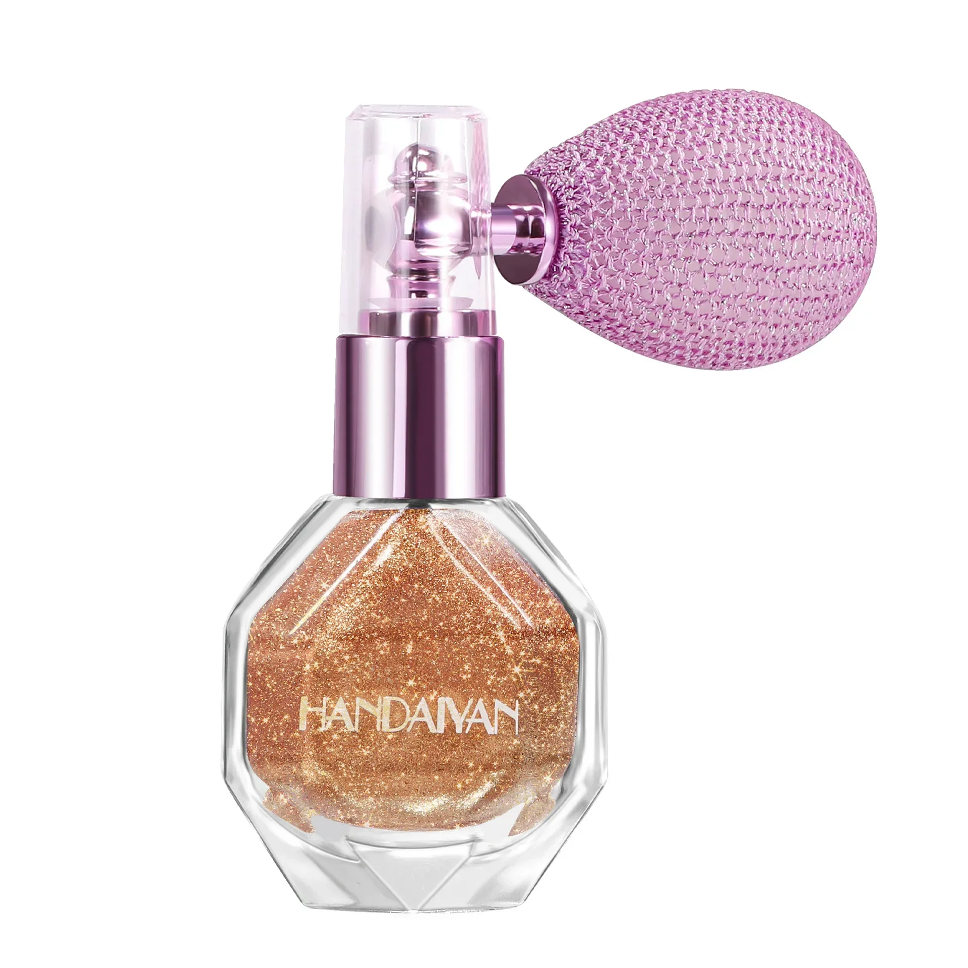 Modisches 5-Farben-Körper-Glitzer-Spray, schimmerndes Finish, einfach aufzutragen, multifunktionales Party-Festival-Make-up, professionelle Kosmetik