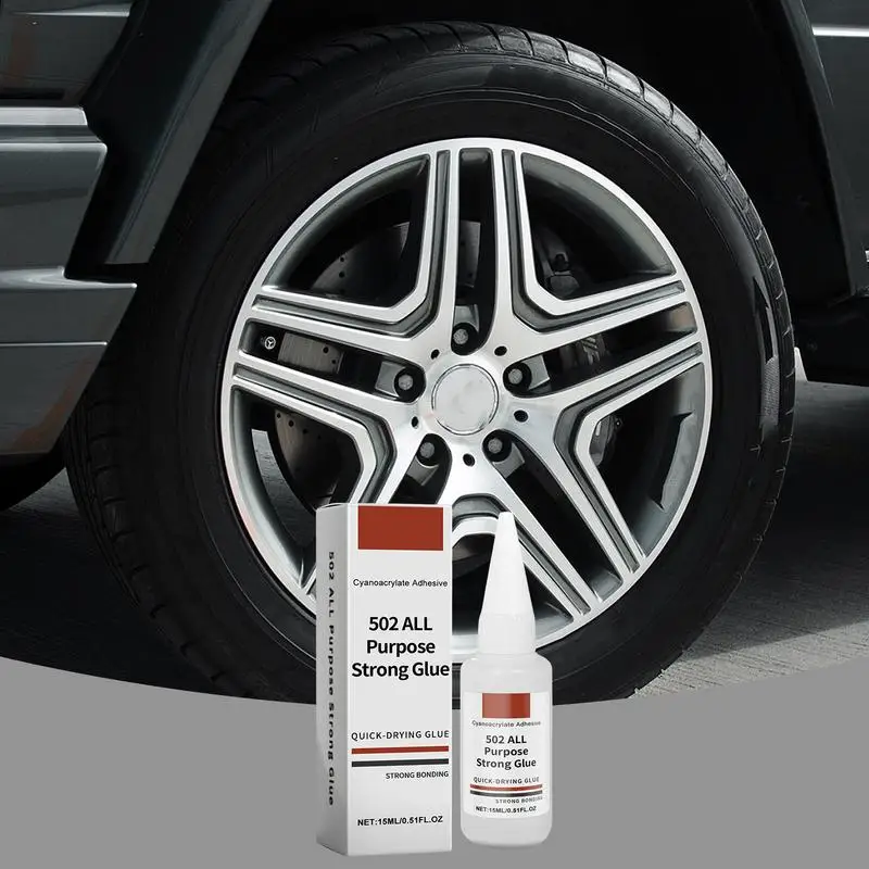 15ml Tire Repair 502 Glue Liquid Strong Rubber Wear-resistant Non-corrosive Glue for Motorcycle Tyre Puncture Repair Tools