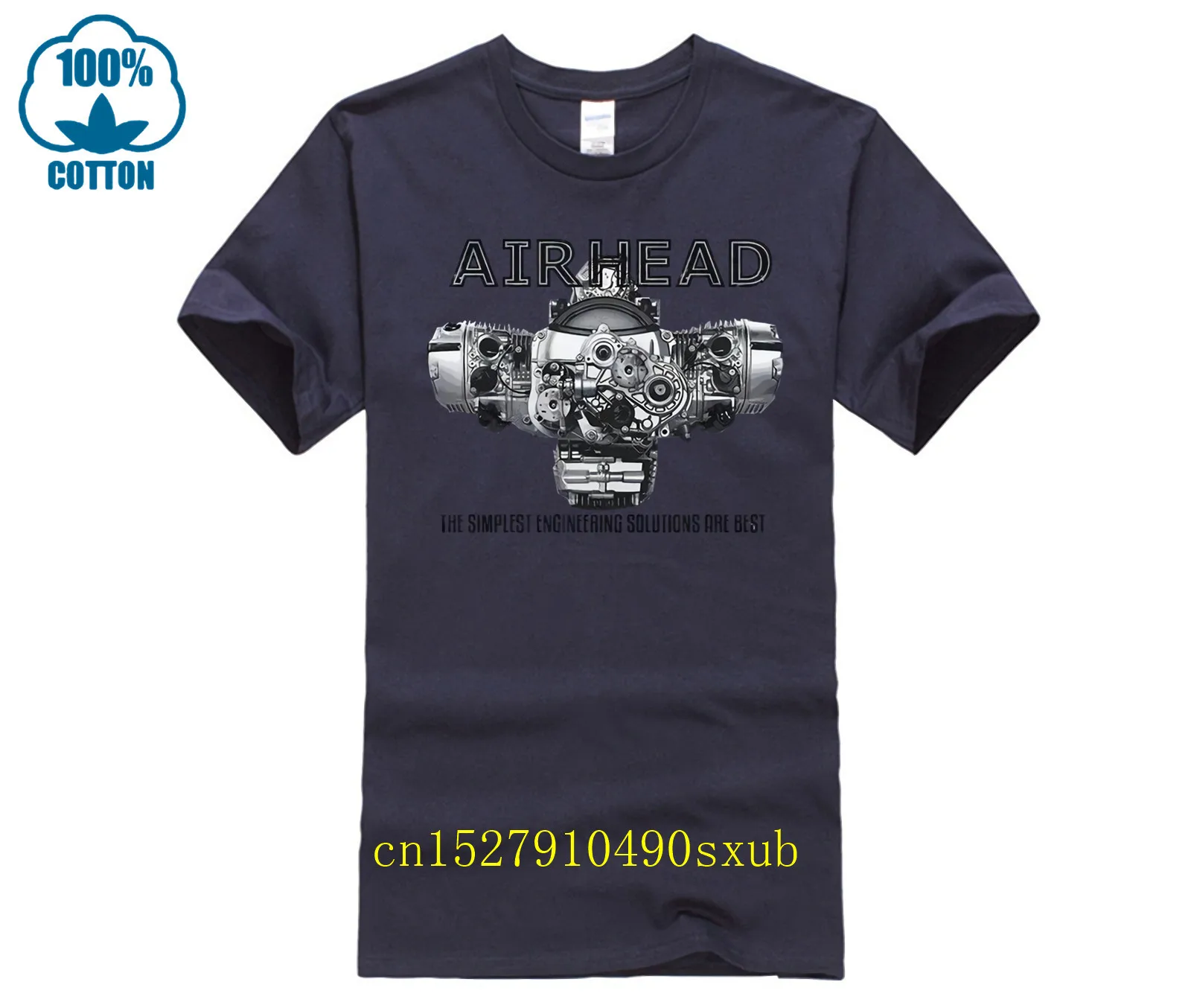 Fashion Men T Shirts Airhead Boxer Engine R1200Gs Rt 1200 Adventure R1200Rt Heather Tshirt