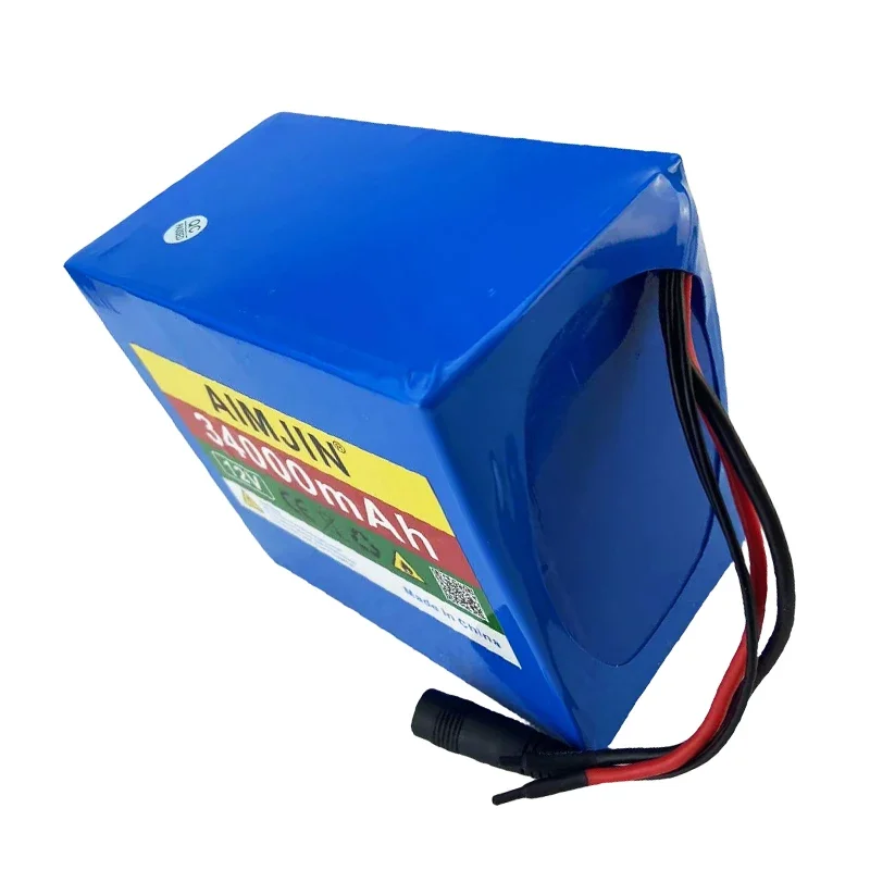 

12V 34Ah 3S12P 11.1V 12.6V High-power Lithium Battery Pack for Inverter Xenon Lamp Solar Street Light Sightseeing Car