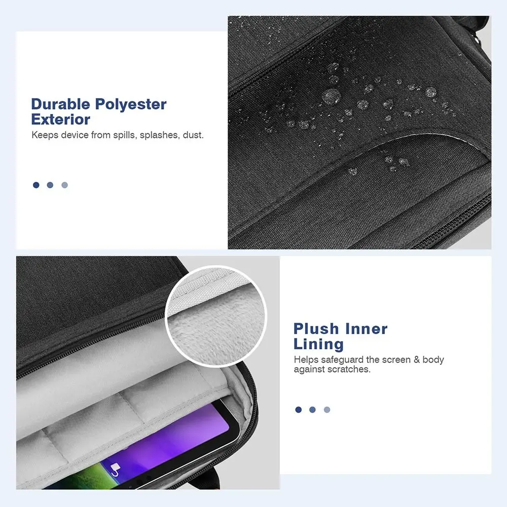 9-11/13,3 cala Dorosły uczeń Crossbody Messenge Torebka do przechowywania Torba na ramię Etui na tablet do iPada Galaxy Tab — zdjęcie produktu 6