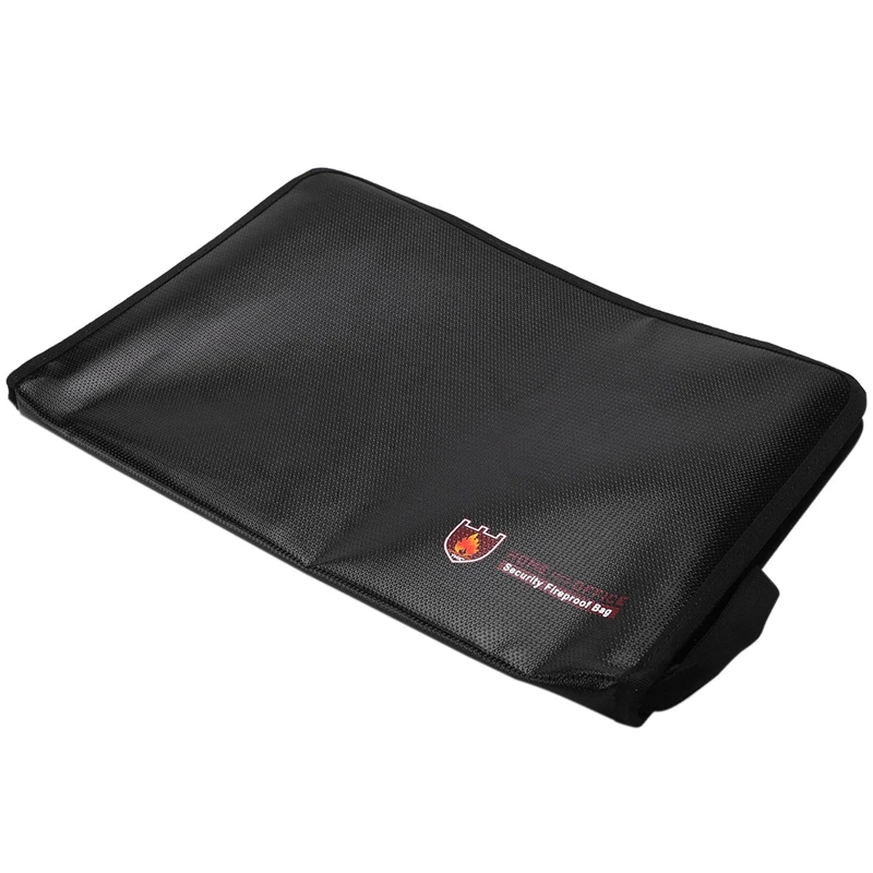 2X ملفات مقاومة للحريق مجلد الأكورديون وثيقة حقائب 14.3X9.8 بوصة A4 حجم 12 جيوب