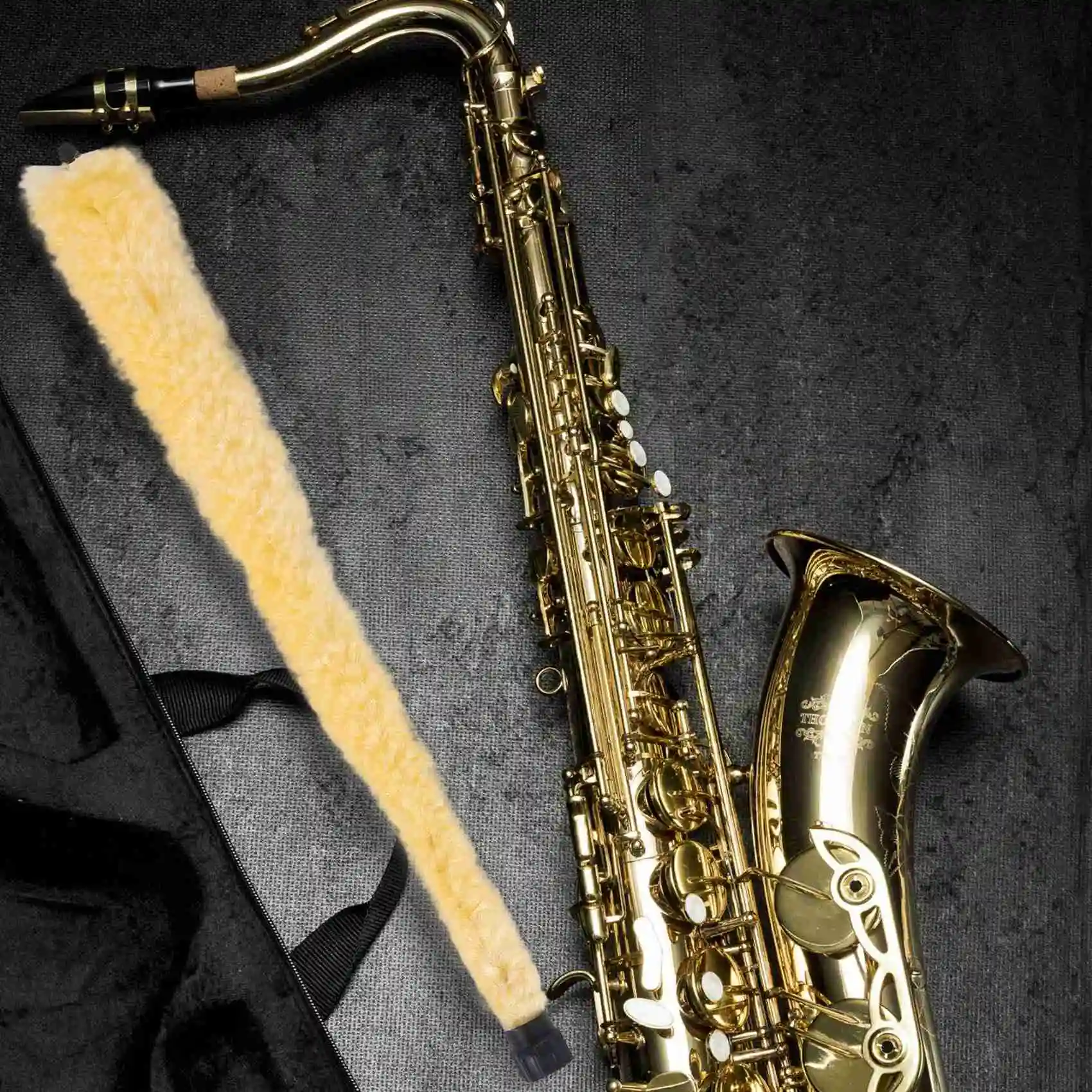 Reinigingsborstel Cleaner Pad Saver Voor Sax Saxofoon Zacht Duurzaam