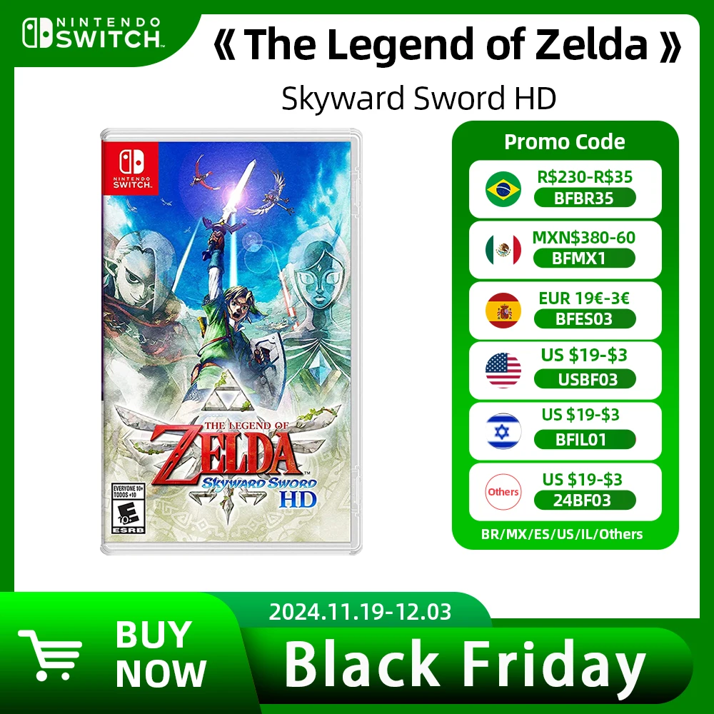 The Legend of Zelda Skyward Sword HD - Nintendo Switch Game Deals 100% Official Original Physical Game Card for Switch OLED Lite