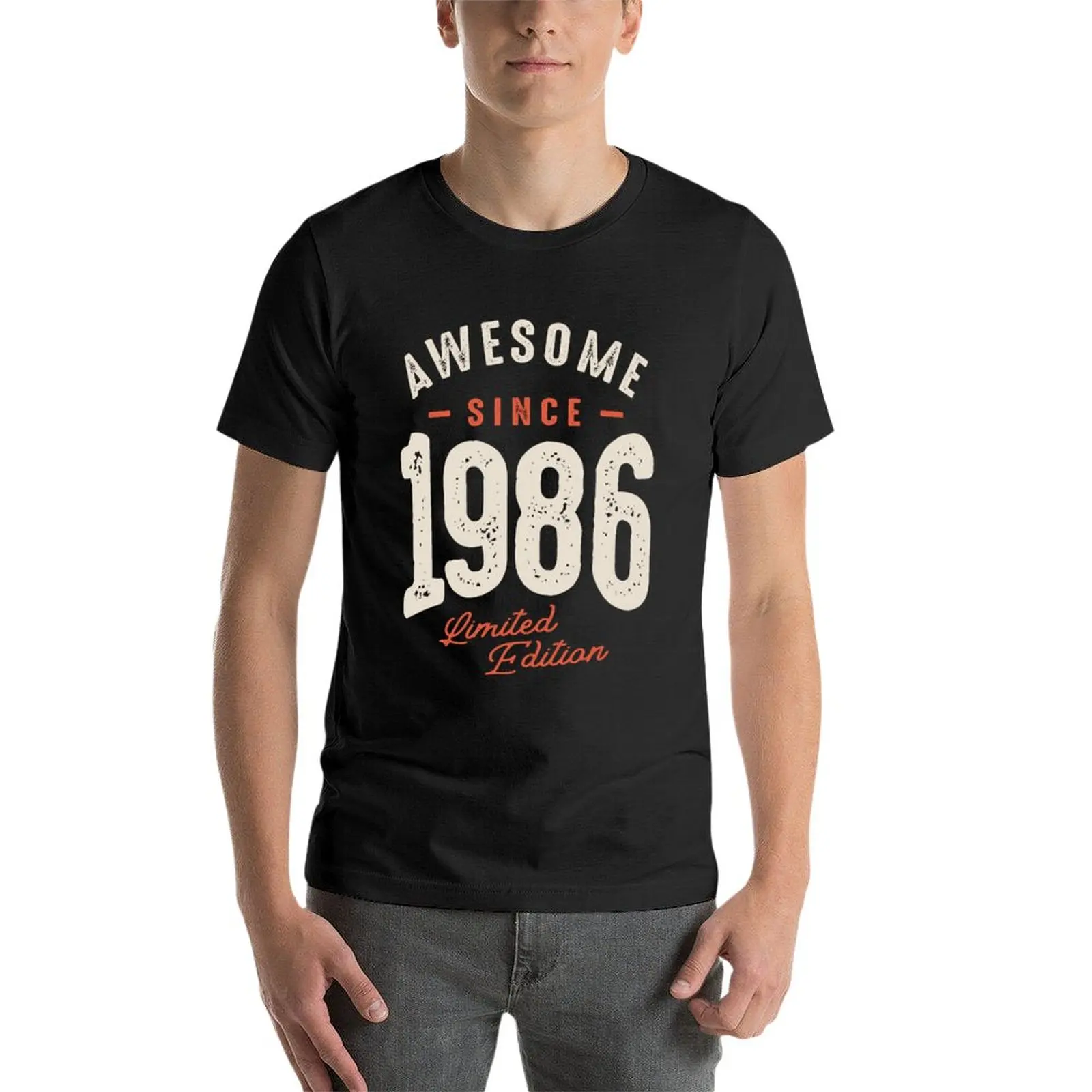 Nuovo fantastico dal 1986 al 36 ° compleanno t-shirt classica retrò moda coreana nuova edizione t-shirt magliette oversize per uomo