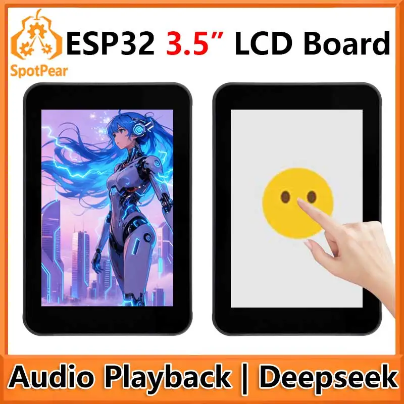 บอร์ดพัฒนา DeepSeek AI Voice Chat ESP32 หน้าจอสัมผัส 3.5 นิ้ว ความละเอียด 320x480 สำหรับ Xiaozhi