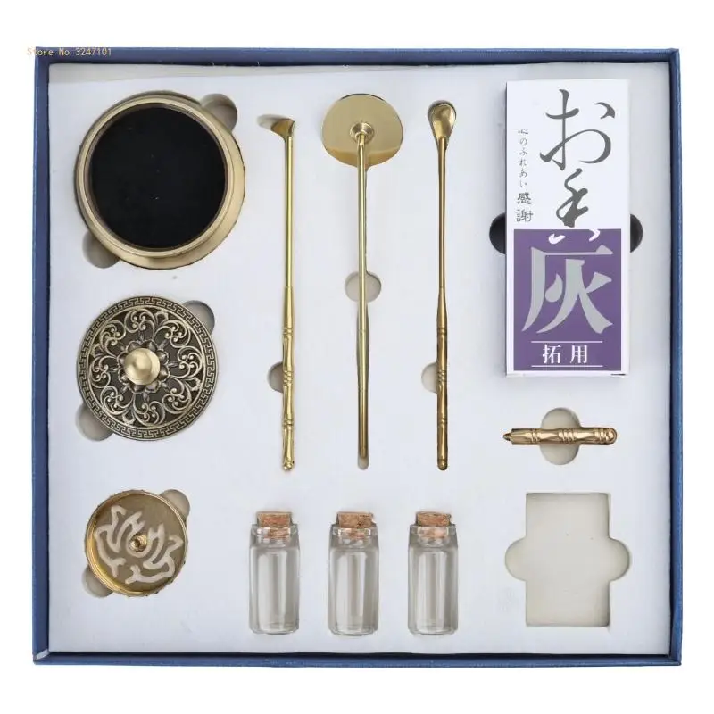 Brass Incense Tools Set DIY Home Fragrance Accessories Incense Making Dropship