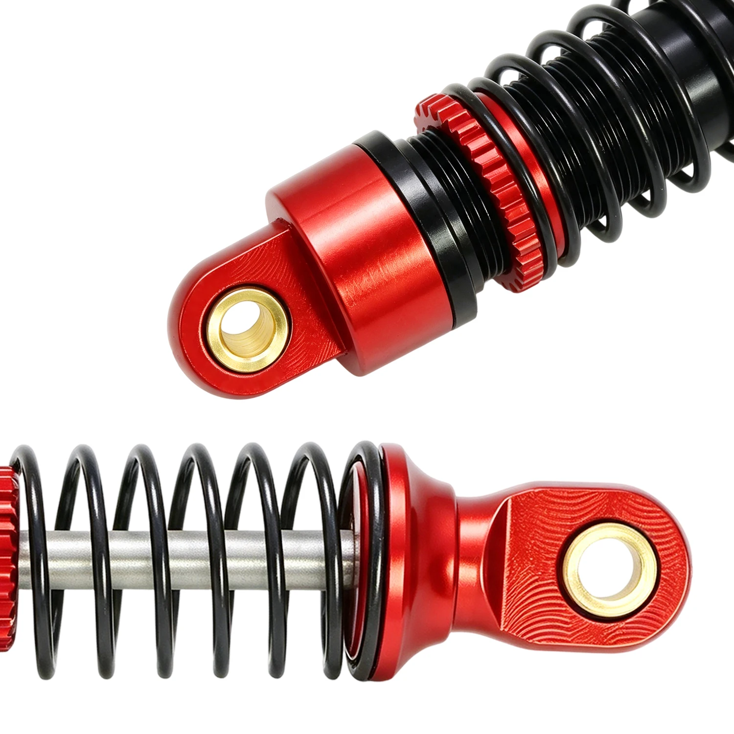 53mm 59mm 66mm 78mm Aluminum Threaded Shock Absorber Oil Damper For 1/18 TRX4M 1/12 RC Crawler MN WPL Toy Rc Car Upgrade Part