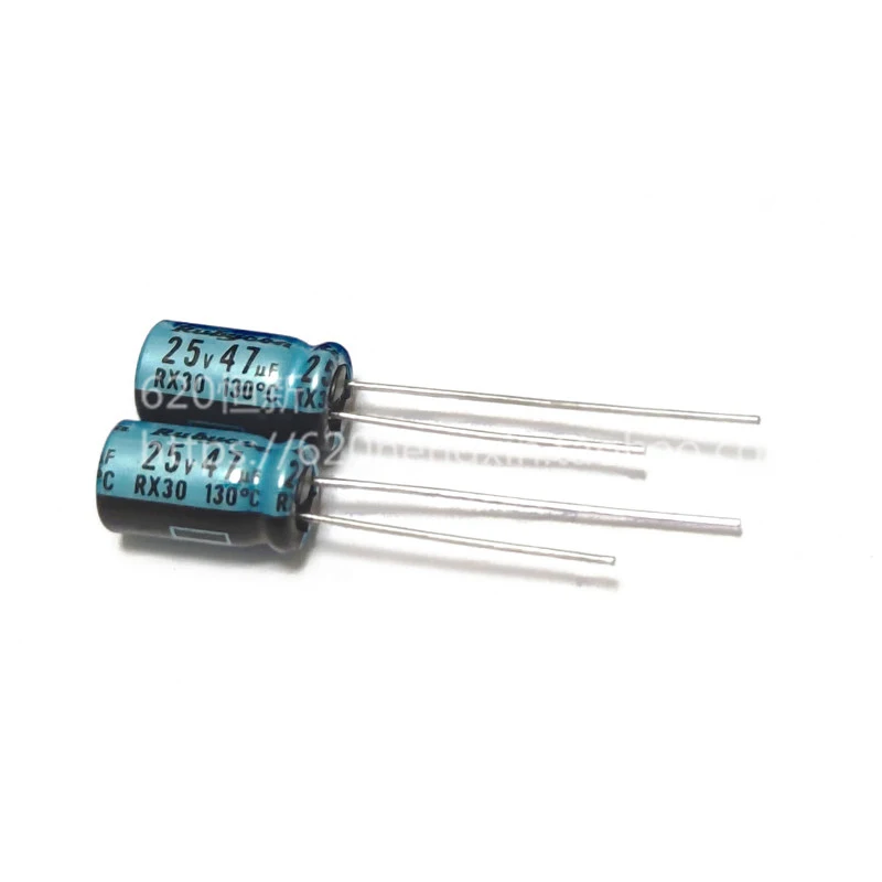 

20Pcs/Lot Original Japan Aluminum Electrolytic Capacitor 25V 47UF RX30 130C D6.3xL11mm Radial Lead Type For Power Supply