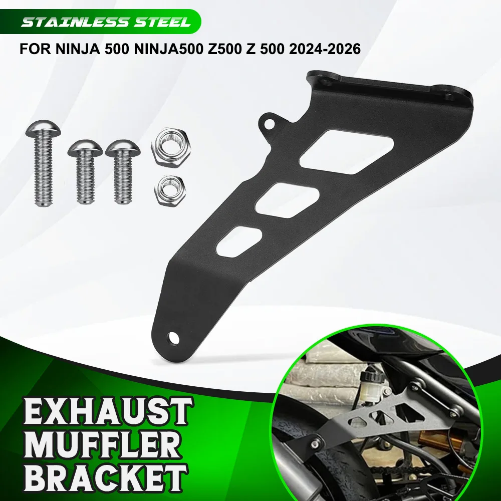 

Кронштейн-держатель выхлопной системы для мотоциклов KAWASAKI NINJA 500, Ninja500, Z500, Z 500 2024-2025-2026 – Аксессуары