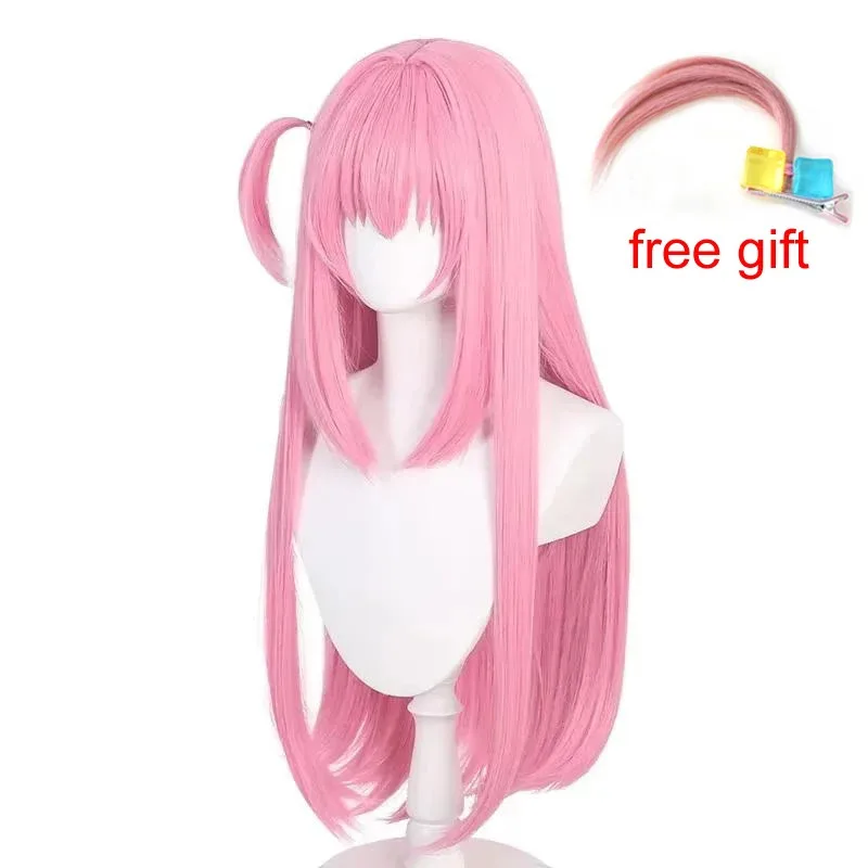 ريري 2025 Gotō Hitori Bocchi The Rock تأثيري لطيف فتاة باردة الوردي طويل مستقيم شعر مستعار اصطناعي أنيمي كوميك كون كوزر الأميرة #5