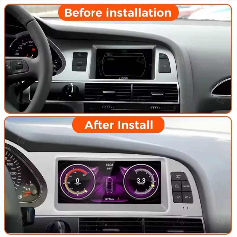

8.8 inch 360 camera IPS Carplay 8G+128G Android 13.0 Car DVD Player DSP WIFI Stereo Radio For Audi A6 C6 4f 2005-2009 MMI bySado