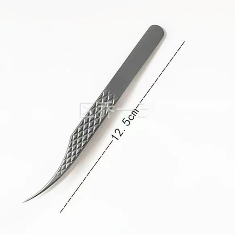 High Quality Eyelashes Tweezers Ultra Fine Tip Improve for 3D 6D Lashes Extensions Tweezer Profession Russian Eyelash Pincette