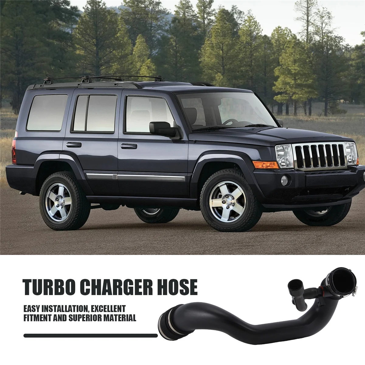 Limpiador de aire de coche diésel para JEEP GRAND CHEROKEE COMMANDER 3,0, manguera de cargador Turbo, 53013672AE