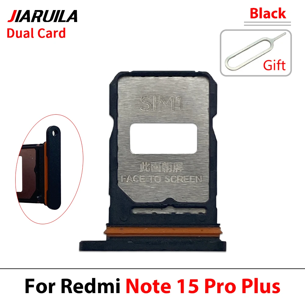 SIM-Kartenhalter, Chip-Slot-Schublade, Halter, Adapter, Zubehör, Reparaturteile für Xiaomi Redmi Note 15 Pro Plus (Dual-Karte) – Detail 7