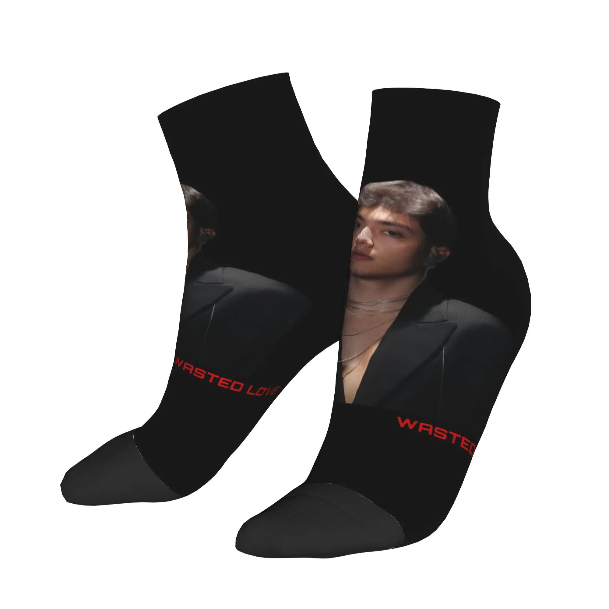 

Austria Eurovisions 2025 Ankle Socks JJ Wasted Love Anti Skid Comfortable Outdoor Sports Sock For Unisex Men Summer Printed Sock