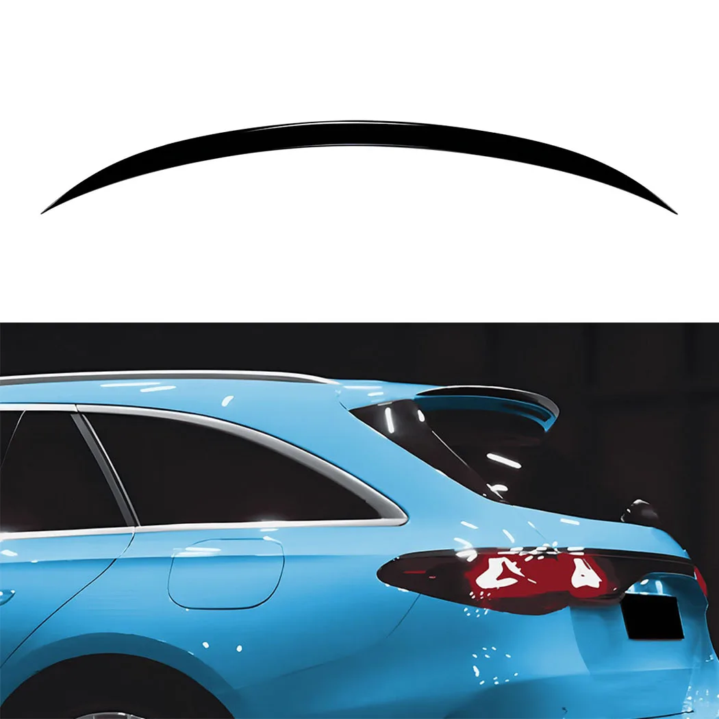 ABS Rear Spoiler For Mercedes-Benz E-Class Travel Version S214 Estate AMG 2024-2025 Car Rear Roof Trunk Spoiler Lip Trim