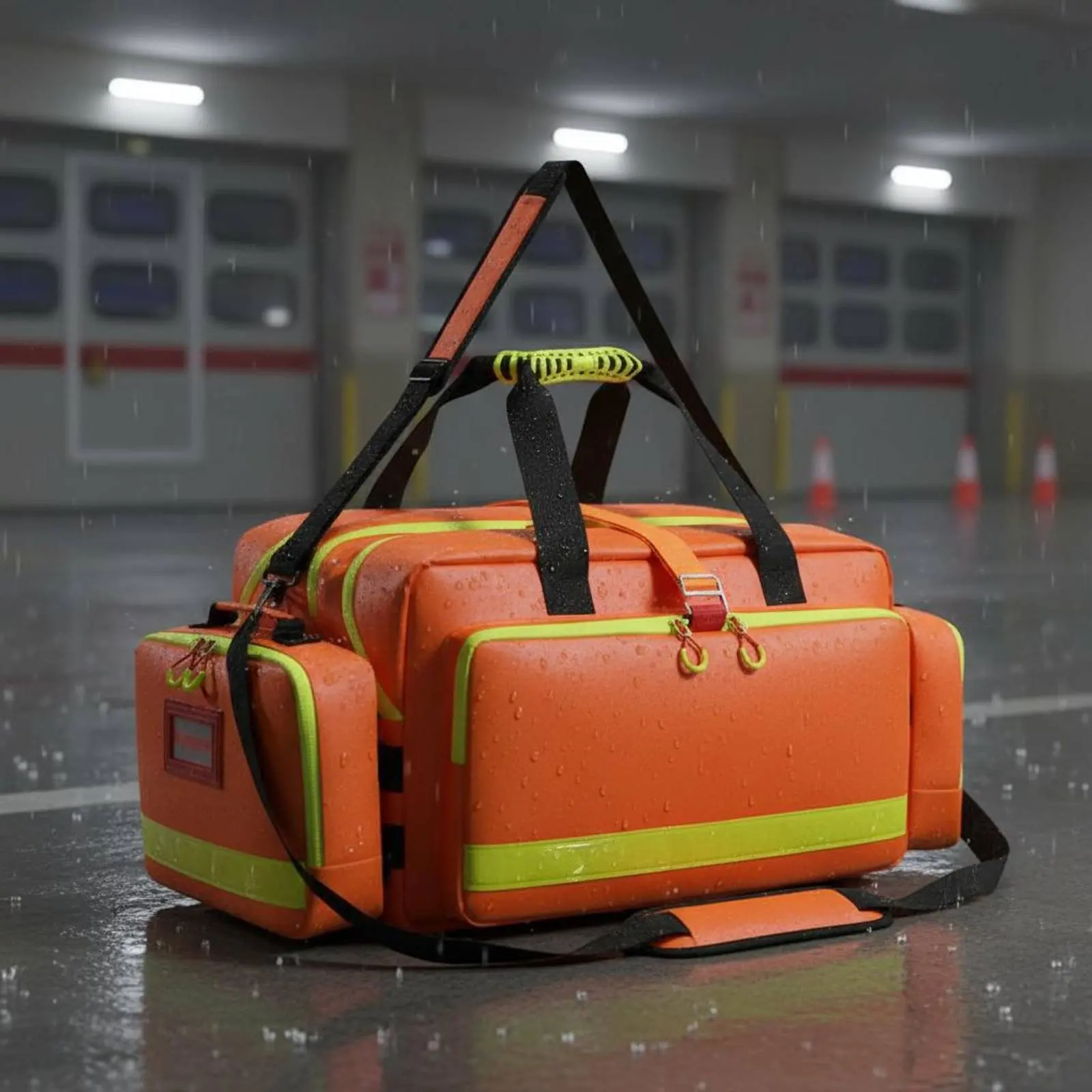 EMT Emergency Bag Long-Distance Carrying System Emergency Medical Bag Initial Responder Kit Respiratory Support