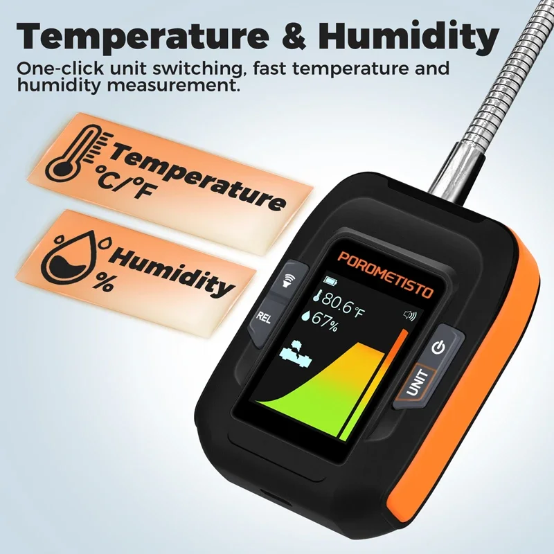 GD01 Gas Leak Detector Combustible Natural Gas Air Conditioning Leak Detection Tool Halogen Tester With Audible And Visual Alarm - view 5