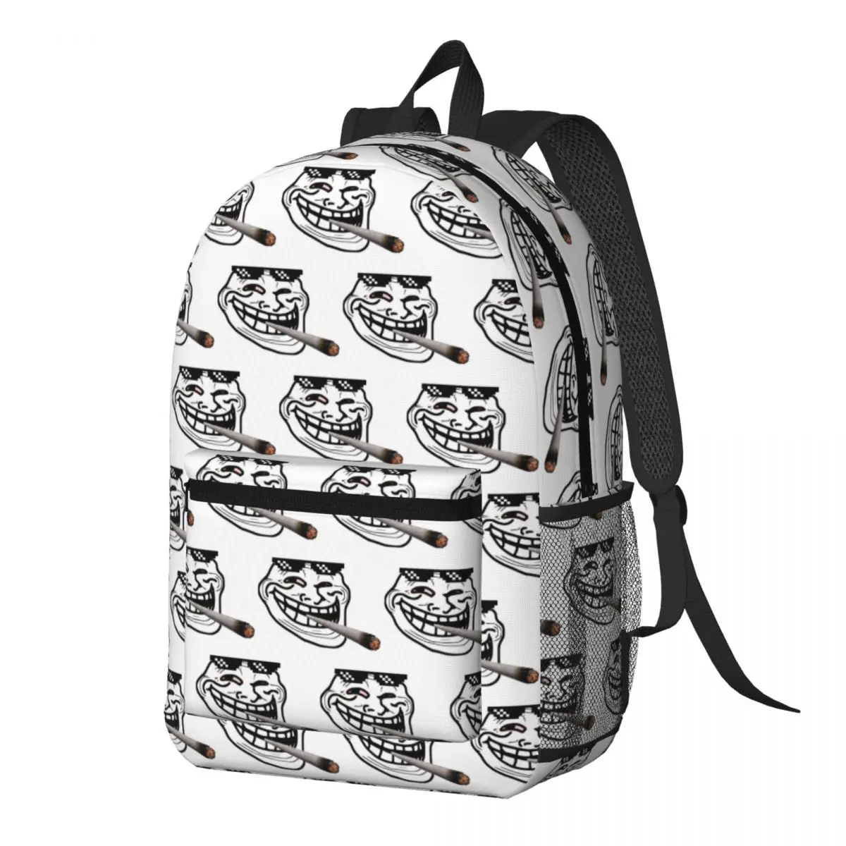 

Novelty TROLL Face Meme Funny Backpack Daypack Large Capacity Boys Girls BookBag School Bag Shoulder Bags for Men Women
