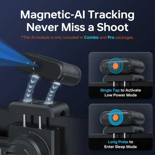 Imagen 2 del producto ZHIYUN oficial SMOOTH 5S AI estabilizador de mano de seguimiento cardán para teléfono inteligente de 3 ejes cardán para exteriores para iPhone 15 Pro Max Xiaomi