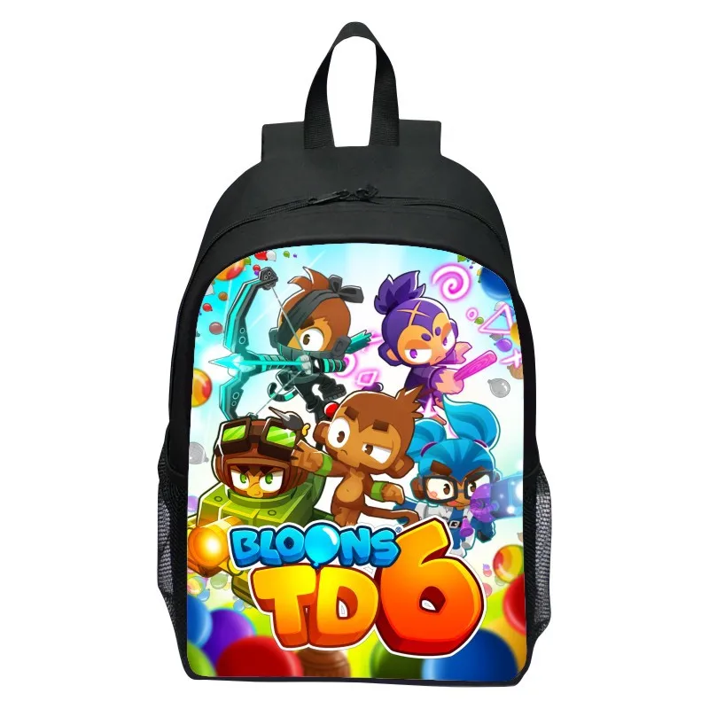 حقيبة ظهر للأطفال مقاس 16 بوصة على شكل برج بالون مضادة للبلونز TD6 حقيبة ظهر لطلاب المدارس الابتدائية والثانوية للأولاد والبنات