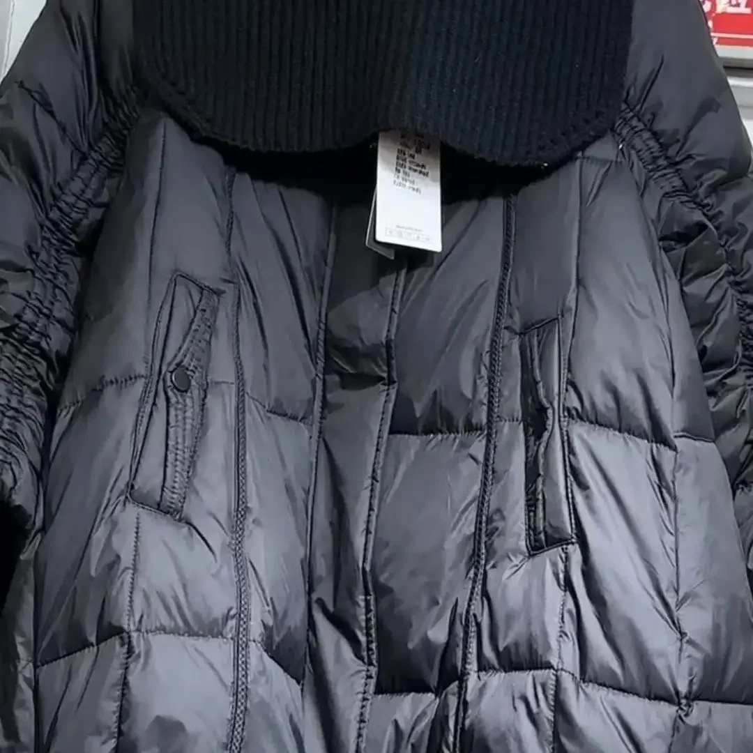 Hiver nouvelle écharpe tricotée pour femme doudoune pour les déplacements veste chaude