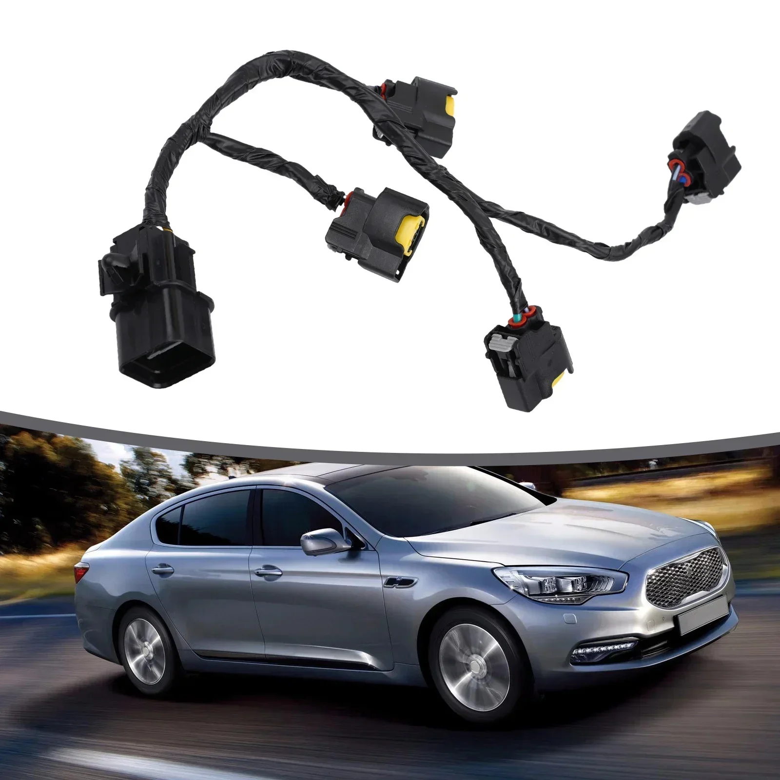 

Прочный провод для катушки зажигания, штекер MR578862, 1 шт., 1,6 л, 27350, 2B000, 27350-2B000, 273502B000, ABS, черный автомобиль