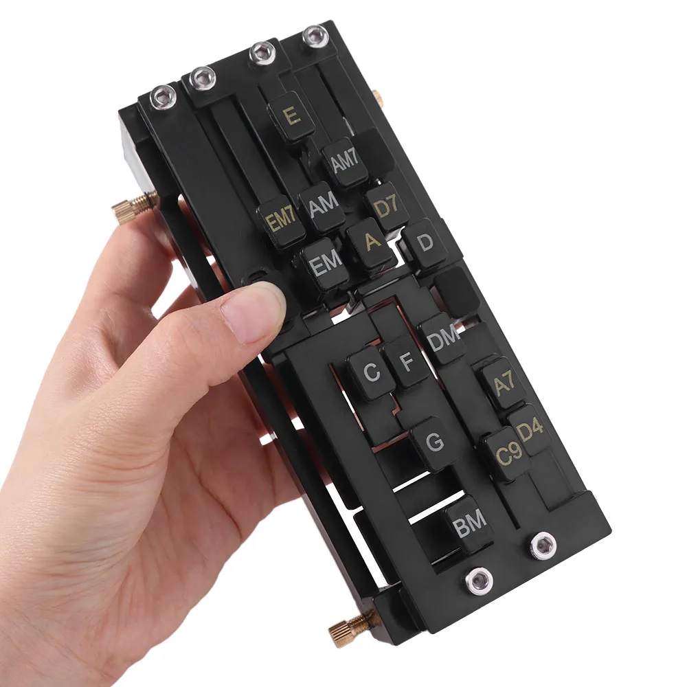 Chord Learning System Guitar Chord Trainer Assistant Learning Chord Presser Guitar Aid Chords Trainer One-key