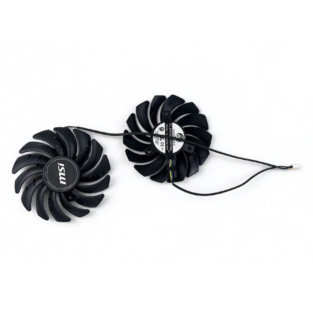 NEW Cooling Fan 87mm 4pin PLD09210S12HH For MSI Radeon RX 6600 XT MECH 2X 8G OCV1 video card fans