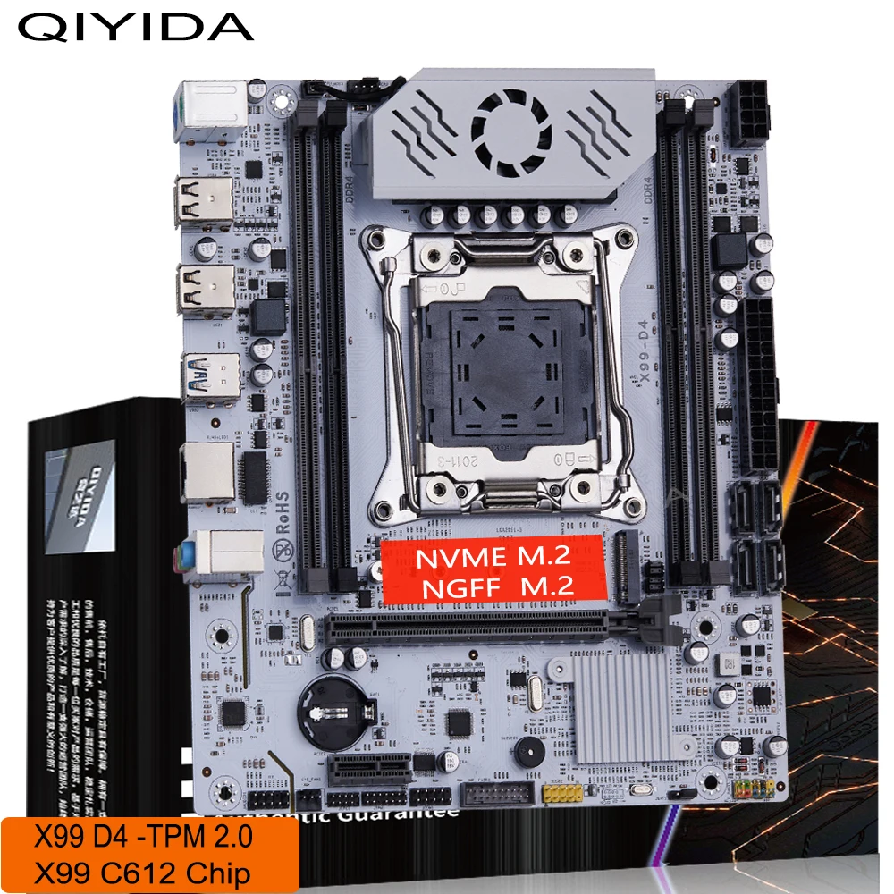 Placa Mãe QIYIDA X99 D4-TPM2.0