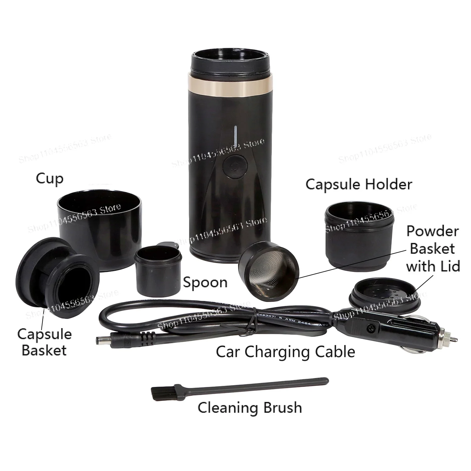 High Quality Portable Automatic PCM03 Coffee Maker and   Compatible Coffee Machine Aluminum OEM 20 BAR Espresso Machine