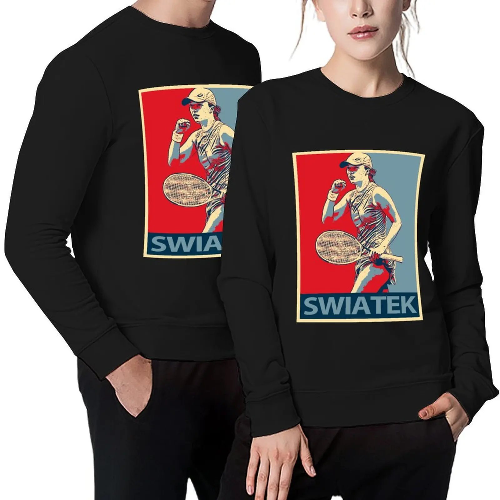 

Iga Swiatek Pullover clothes for men anime clothing mens clothing men's sweat-shirt set new sweatshirt