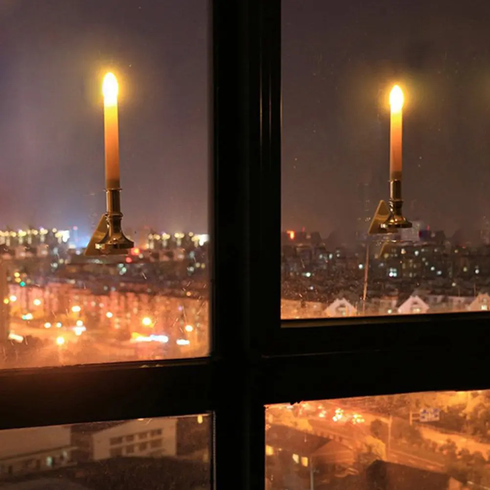 2個の壁掛け式充電式ledフレームレスライト、無煙でエレガントなデザイン、クリスマス、ハロウィン、記念日に最適