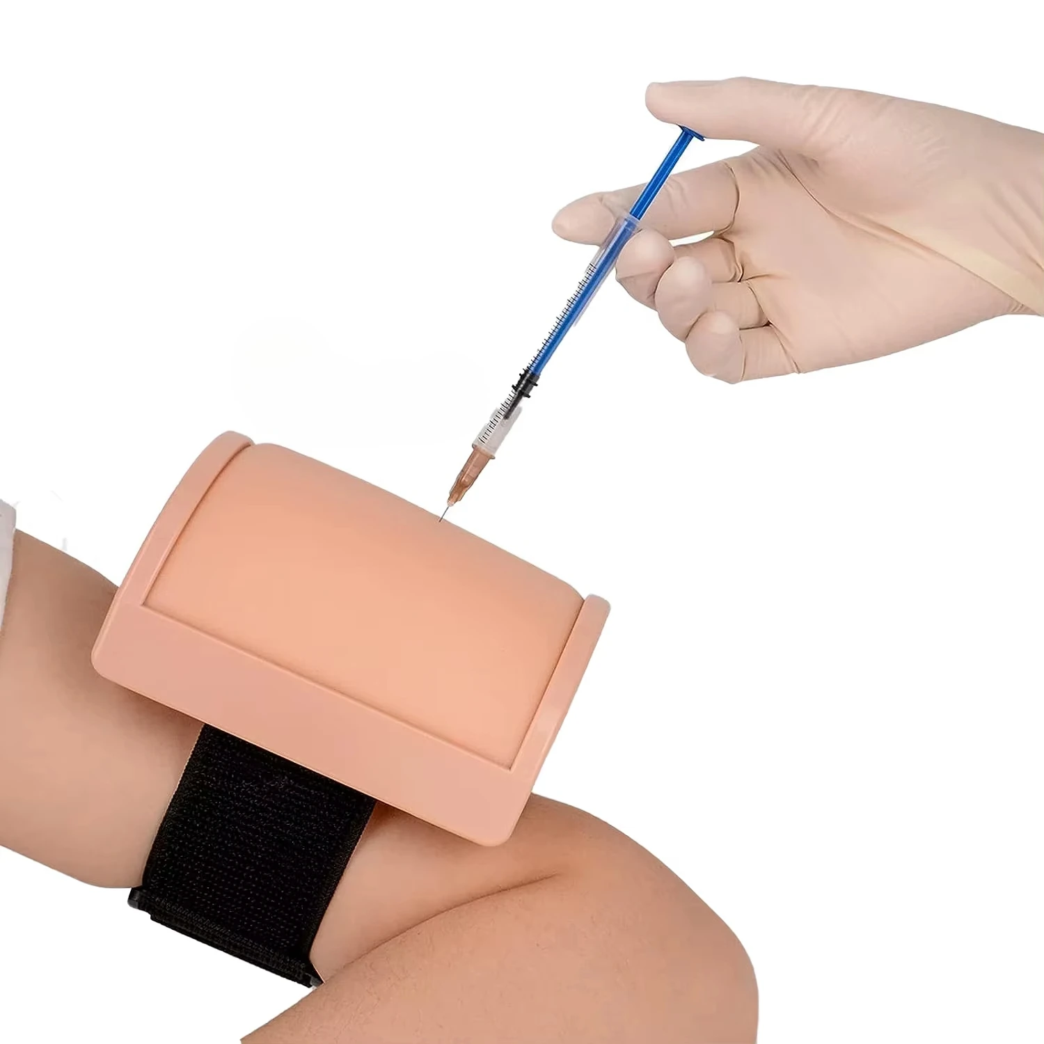 Advanced Intramuscular Injection Module PVC Silicone Skin Pad Human Model, Injection Training Anatomical Medical Model