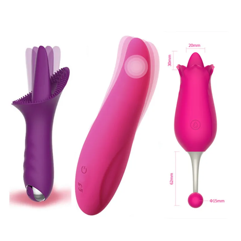 Silicone Adult Sex Toys For Women Female Girl Oral Vibrator Pussy Licker Deep Tongue Sucking Clit Sucker Vagina Stimulator