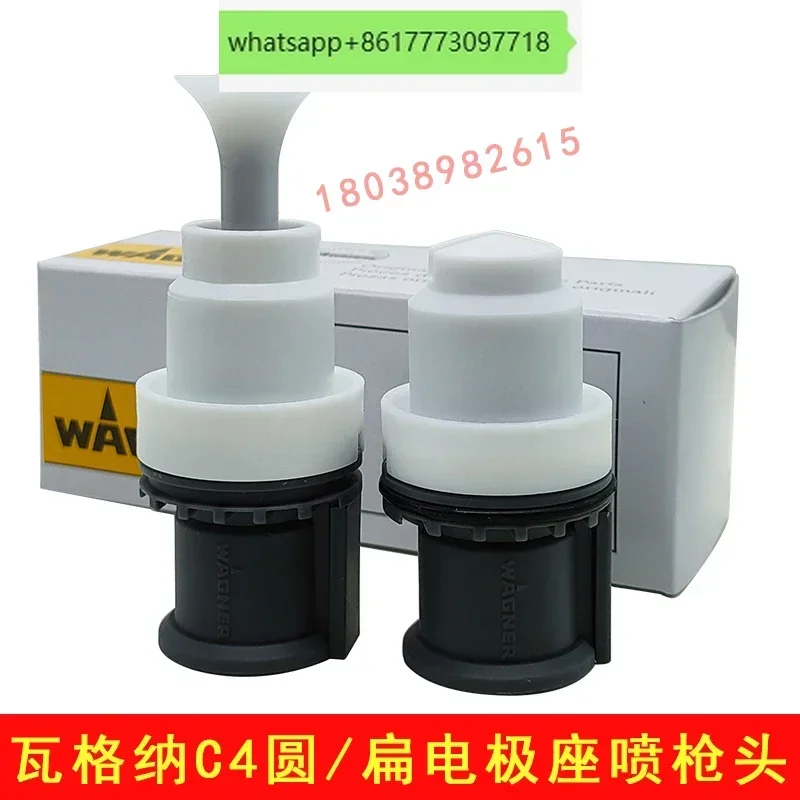

Wagner c4 flat nozzle electrode holder electrostatic powder spray gun spray molding machine conductive needle spray gun head