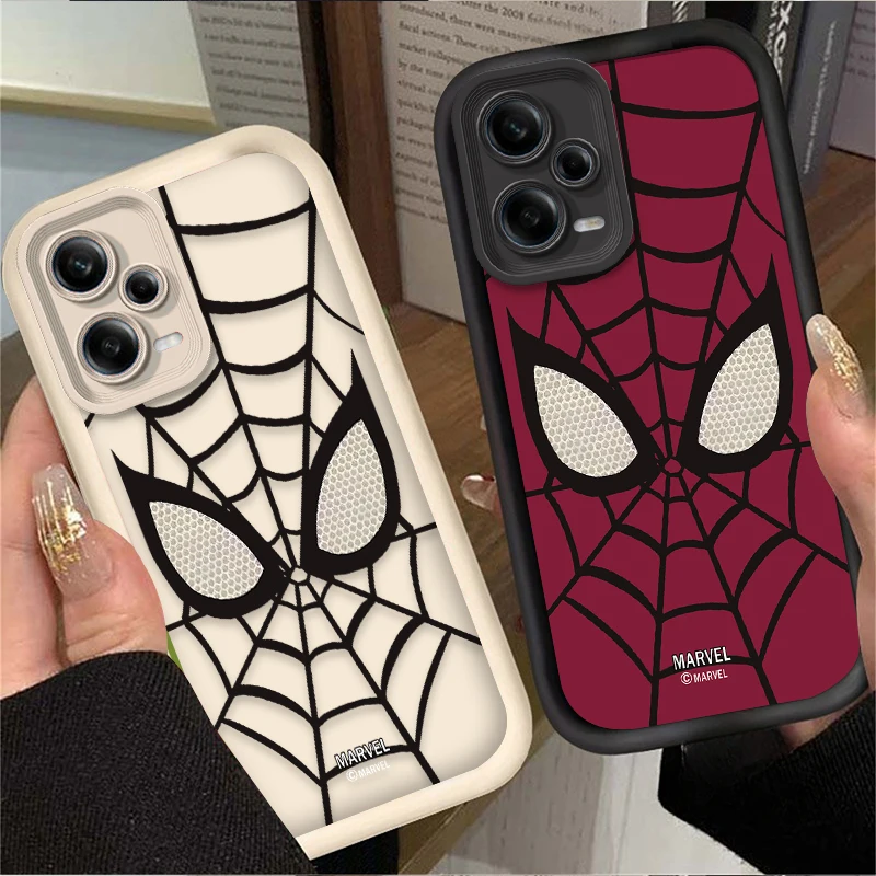 Marvel Hero Spider Man Phone Case for Xiaomi Redmi Note 13 12 11 Pro Plus 4G 5G 12S 11S 10S 10 9 9S Redmi 14C 13C 12C A3 12 Etui