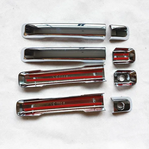 Imagen 2 del producto Cubierta de manija de puerta, embellecedor de plástico cromado para Isuzu D Max Dmax RT 2012, 2014, 2015, 2016, 2017, 2018, accesorios