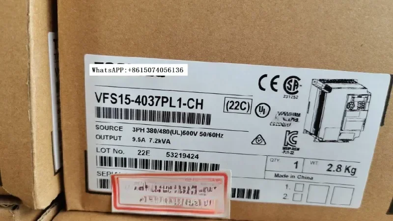 Inverter VFS 15-4015pl1-ch4022 4037 4055 4075 4110 4150pl.