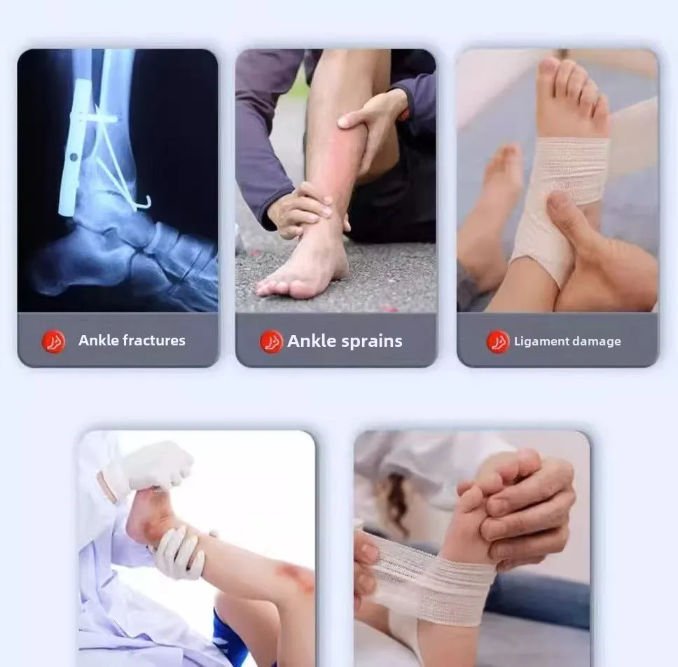 Children's ankle ankle sprain fixed support calf support instead of plaster shoes lower limb walking support