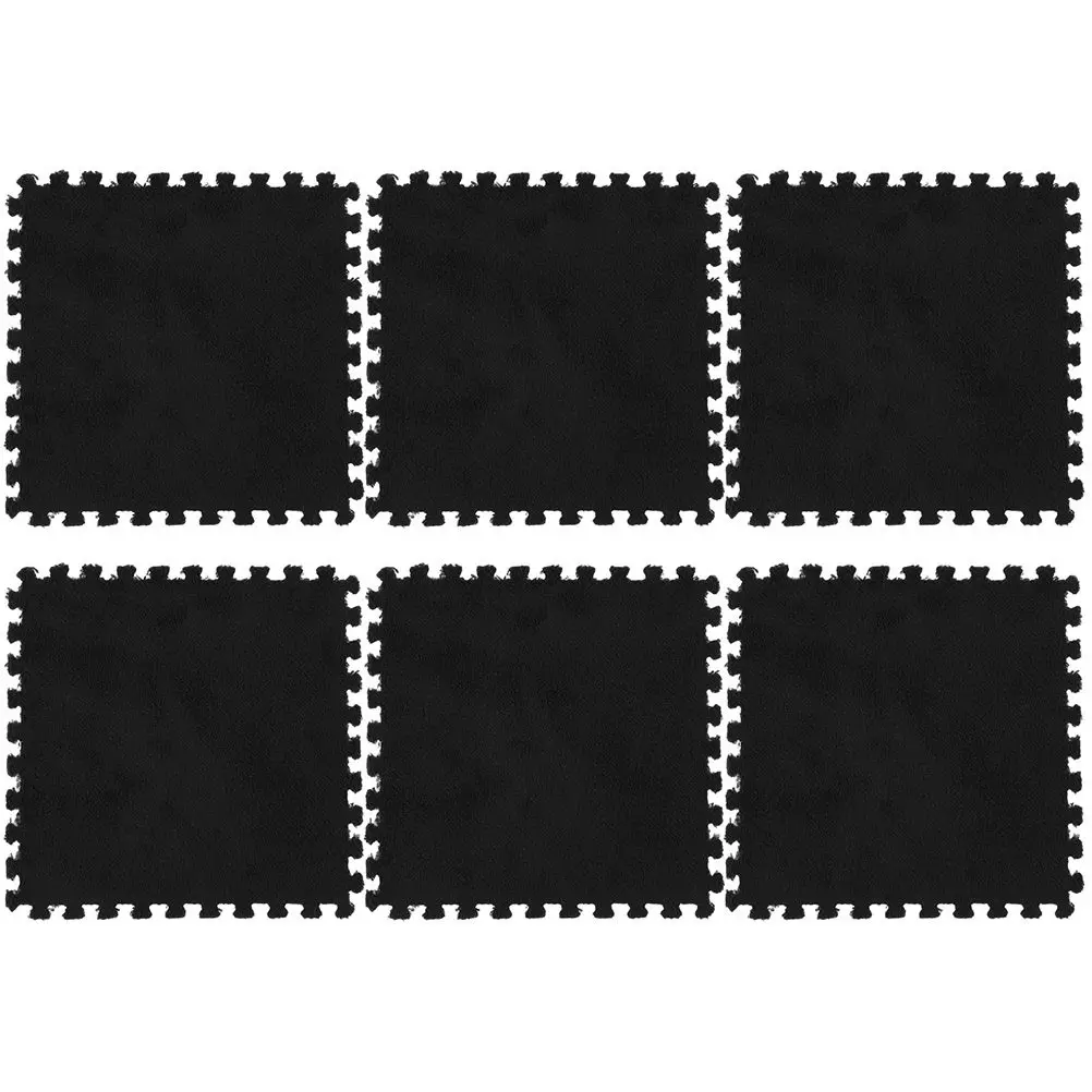 6 pcs Floor Tiles Flooring Stick Peel Adhesive Waterproof Self Halloween Christmas New Year Eva Floor Mat Eva Foam Floor Mat
