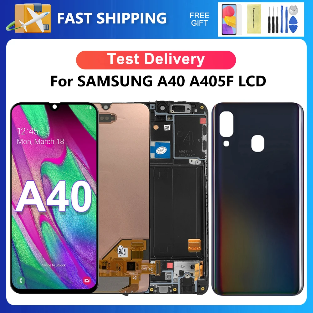 A40 For Samsung OEM 5.9''For A405F A405 A405FM A405S LCD Display Touch Screen Digitizer Assembly Replacement